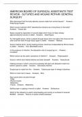 AMERICAN BOARD OF SURGICAL ASSISTANTS TEST REVIEW - SUTURES AND WOUND REPAIR&sol; GENERAL SURGERY