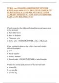 NURS -321 HEALTH ASSESSMENT NEWEST EXAM 2025-2026 WITH MULTIPLE CHOICE OF QUESTIONS 3 & 4 AND SOLVED SOLUTIONS ALREADY GRADED A&plus; AND 100&percnt; GUARANTEE PASS &lpar;JUST RELEASED&excl;&excl;&excl;&excl;&excl;&rpar;