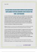 NU 665C REGIS COLLEGE EXAM COMPLETE 300 QUESTIONS WITH CORRECT DETAILED ANSWERS LATEST UPDATE THIS YEAR - JUST RELEASED
