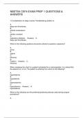 NBSTSA CSFA EXAM PREP 1 QUESTIONS & ANSWERS