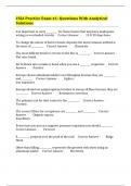 CSIA Practice Exam &num;1&colon; Questions With Analytical Solutions