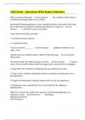 CSIA Exam &ndash; Questions With Expert Solutions