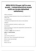 WGU D312 Exam bundle