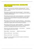 CSIA Level 2 Instructors Course &ndash; Questions With Proper Solutions