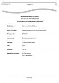 Exam &lpar;elaborations&rpar; Issues Management and Social Responsibility  &lpar;Dpr3607&rpar; 
