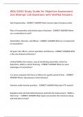 WGU D432 Study Guide for Objective Assessment 2nd Attempt 118 Questions with Verified Answers&comma;100&percnt;CORRECT