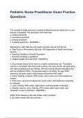 Pediatric Nurse Practitioner &lpar;PNP&rpar; Exam Practice Questions Bank &mdash; Questions & Answers PDF