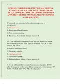 NCOEMS- CARDIOLOGY&comma; EMS TRAUMA&comma; MEDICAL  EXAM NEWEST 2025 TEST BANK&vert; COMPLETE 500  REAL EXAM QUESTIONS AND CORRECT DETAILED  ANSWERS &lpar;VERIFIED ANSWERS&rpar; ALREADY GRADED  A&plus; &lpar;BRAND NEW&excl;&excl;&rpar; 