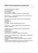 RCFE Administrator Exam &ndash; California 2025&sol;2026 Test Prep with Correct Questions and Answers