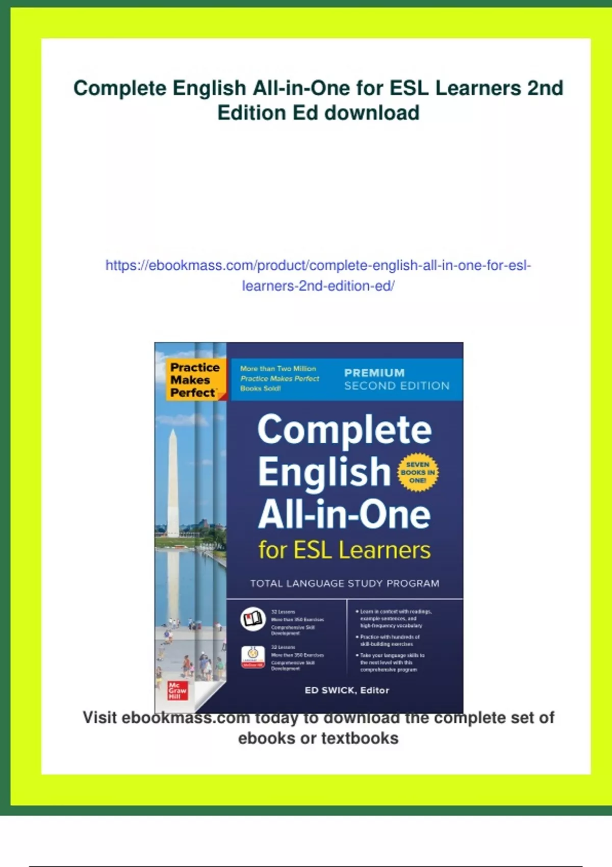 Summary Complete English All-in-One for ESL Learners 2nd Edition Ed ...