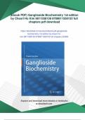 &lpar;Ebook PDF&rpar; Ganglioside Biochemistry 1st edition by Cheorl Ho Kim 9811558159 9789811558153 full chapters - Digital Download