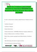 Health Insurance Laws &ndash; Indiana 2025&sol;2026 Exam Prep &ndash; 100&plus; Verified Questions & Answers &ndash; Licensing&comma; Unfair Practices&comma; Rule 13 & 16&period;1&comma; Producer Requirements&comma; Advertising & Long-Term Care