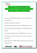 Indiana Insurance Law Exam 2025&sol;2026 &ndash; 170&plus; Verified Questions & Answers &ndash; Licensing&comma; Guaranty Association&comma; Rule 13 & 16&period;1&comma; Viaticals&comma; Consultant Rules & IDOI Enforcement