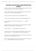 GEO EXAM 1 CHAPTER 6 PART 2 EXAM QUESTIONS AND ANSWERS