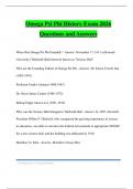 Omega Psi Phi History Exam 2026 Questions and Answers