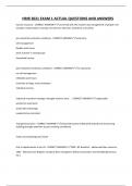 HRIR 3021 EXAM 1 ACTUAL QUESTIONS AND ANSWERS
