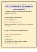 ACLS POST EXAM EXAM LATEST 2025&sol;2026 ACTUAL EXAM WITH  COMPLETE QUESTIONS AND CORRECT DETAILED ANSWERS &lpar;100&percnt;  VERIFIED ANSWERS&rpar; &vert;ALREADY GRADED A&plus;&vert; &vert;&vert;PROFESSOR  VERIFIED&vert;&vert; &vert;&vert;BRANDNEW&excl;&excl;&excl;&vert;&vert; 