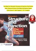 Test Bank for memmler's  structure and function of Human Body  12th Edition by Cohen &vert; Complete chapters  1-22
