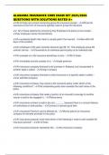 ALABAMA INSURANCE CORE EXAM SET 2025&sol;2026 QUESTIONS WITH SOLUTIONS RATED A&plus;