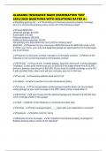 ALABAMA INSURANCE MAIN EXAMINATION TEST 2025&sol;2026 QUESTIONS WITH SOLUTIONS RATED A&plus;