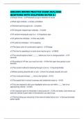 AMAZON DRIVER PRACTICE EXAM 2025&sol;2026 QUESTIONS WITH SOLUTIONS RATED A&plus;