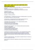AMZL STUDY GUIDE 2025&sol;2026 QUESTIONS WITH SOLUTIONS RATED A&plus;