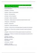 ASM 275 CORE EXAM MANUAL 2025&sol;2026 QUESTIONS WITH SOLUTIONS RATED A&plus;