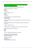 ASM 275 EVALUATION TEST 2025&sol;2026 QUESTIONS WITH SOLUTIONS RATED A&plus;