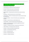 ASM 275 STUDY EXAM GUIDE 2025&sol;2026 QUESTIONS WITH SOLUTIONS RATED A&plus;