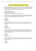 NP1 Exam 1 Review Questions