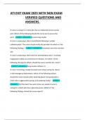 NGN ATI EXIT EXAMExam&lowbar;Verified&lowbar;Questions&lowbar;and&lowbar;Answers