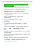 CPWM CORE EXAM SET 2025&sol;2026 QUESTIONS WITH SOLUTIONS RATED A&plus;