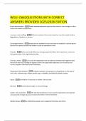 WGU&colon; D662QUESTIONS WITH CORRECT ANSWERS PROVIDED 2025&sol;2026 EDITION