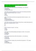 CSTR TEST PAPER 2025&sol;2026 QUESTIONS WITH SOLUTIONS RATED A&plus;