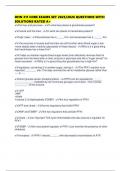 DHN 311 CORE EXAMS SET 2025&sol;2026 QUESTIONS WITH SOLUTIONS RATED A&plus;