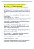 DHN 311 MAIN EXAMINATION TEST 2025&sol;2026 QUESTIONS WITH SOLUTIONS RATED A&plus;