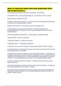 DHN 311 PRACTICE EXAM 2025&sol;2026 QUESTIONS WITH SOLUTIONS RATED A&plus;