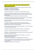 DHN 311 STUDY GUIDE 2025&sol;2026 QUESTIONS WITH SOLUTIONS RATED A&plus;