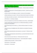 DRIVERS LICENSE PRACTICE EXAMS 2025&sol;2026 QUESTIONS WITH SOLUTIONS RATED A&plus;