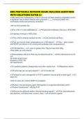 EMS PROTOCOLS REVISION EXAM 2025&sol;2026 QUESTIONS WITH SOLUTIONS RATED A&plus;