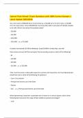 Cannon Trust School 1 Exam Questions with 100&percnt; Correct Answers &vert; Latest Update 2025&sol;2026