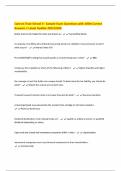 Cannon Trust School II - Sample Exam Questions with 100&percnt; Correct Answers &vert; Latest Update 2025&sol;2026