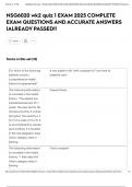 NSG6020 wk2 quiz 1 EXAM 2025 COMPLETE EXAM QUESTIONS AND ACCURATE ANSWERS &vert;ALREADY PASSED&excl;&excl;