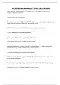 MICR 271 FINAL EXAM QUESTIONS AND ANSWERS