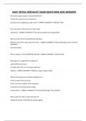 NAVY RETAIL SPECIALIST EXAM QUESTIONS AND ANSWERS