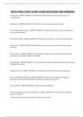 NCDU FINAL STUDY GUIDE EXAM QUESTIONS AND ANSWERS