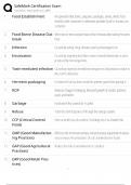 SafeMark Certification Exam &sol; Score 100&percnt; &sol; 2025 Update &sol; Food Safety Training & Test Prep