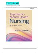 Test Bank For Psychiatric Mental Health Nursing&comma; 9th Edition by Sheila L&period; Videbeck&vert; All Chapters 1-24&vert; 9781975184773&vert; LATEST