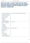Exam &lpar;elaborations&rpar; NFPA 1001 LEVEL 1  