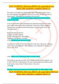 NGN Nursing Med-Surg HESI Exit Exam &ndash; Latest Test Bank with Rationales &ndash; Complete and A&plus; Rated